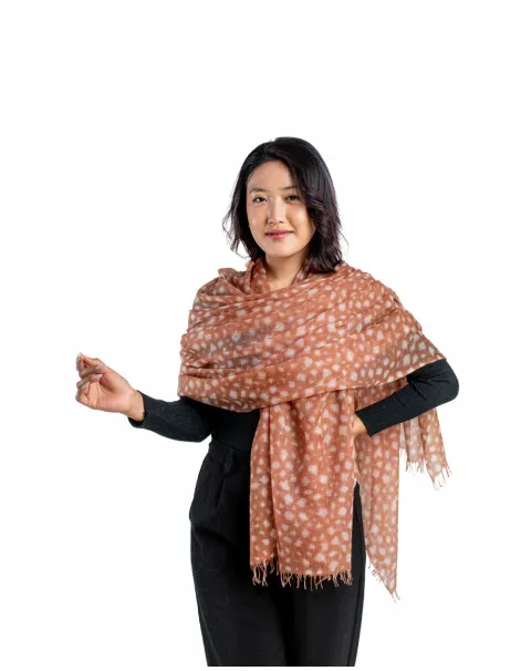 Amber Dusk Printed Cashmere Wrap