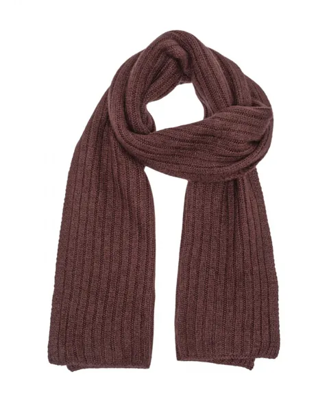 deep plum cashmere scarf