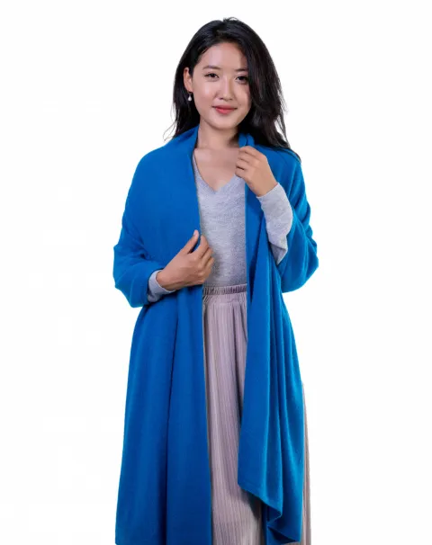 Best blue cashmere scarf