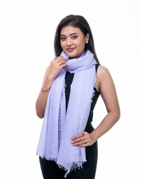 Stylish lavender Cashmere Wrap.