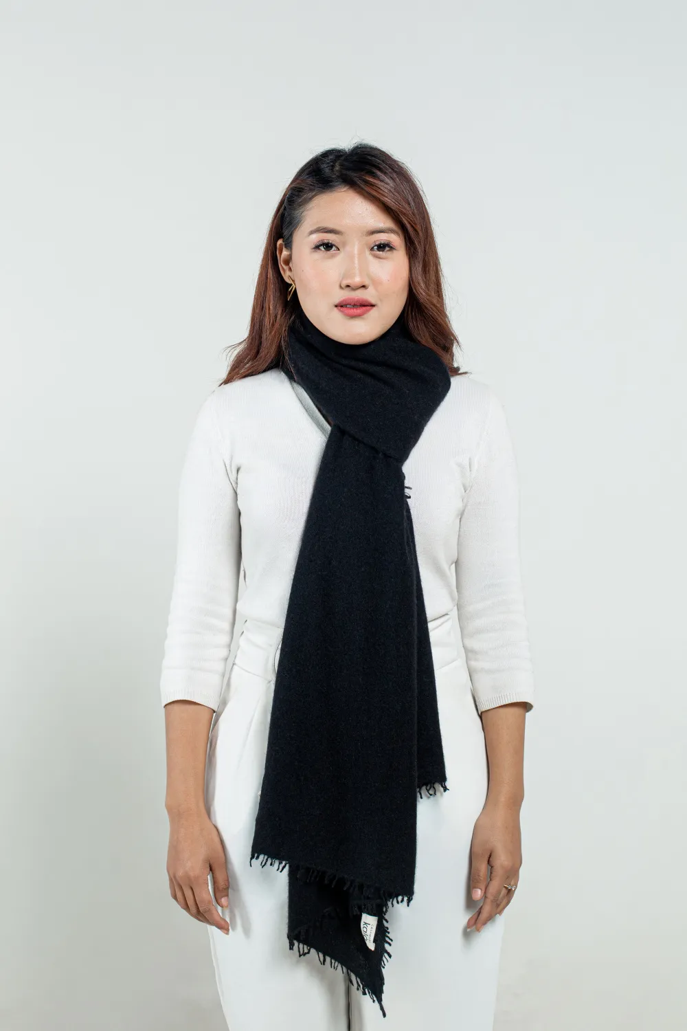 Black Cashmere scarf For Women