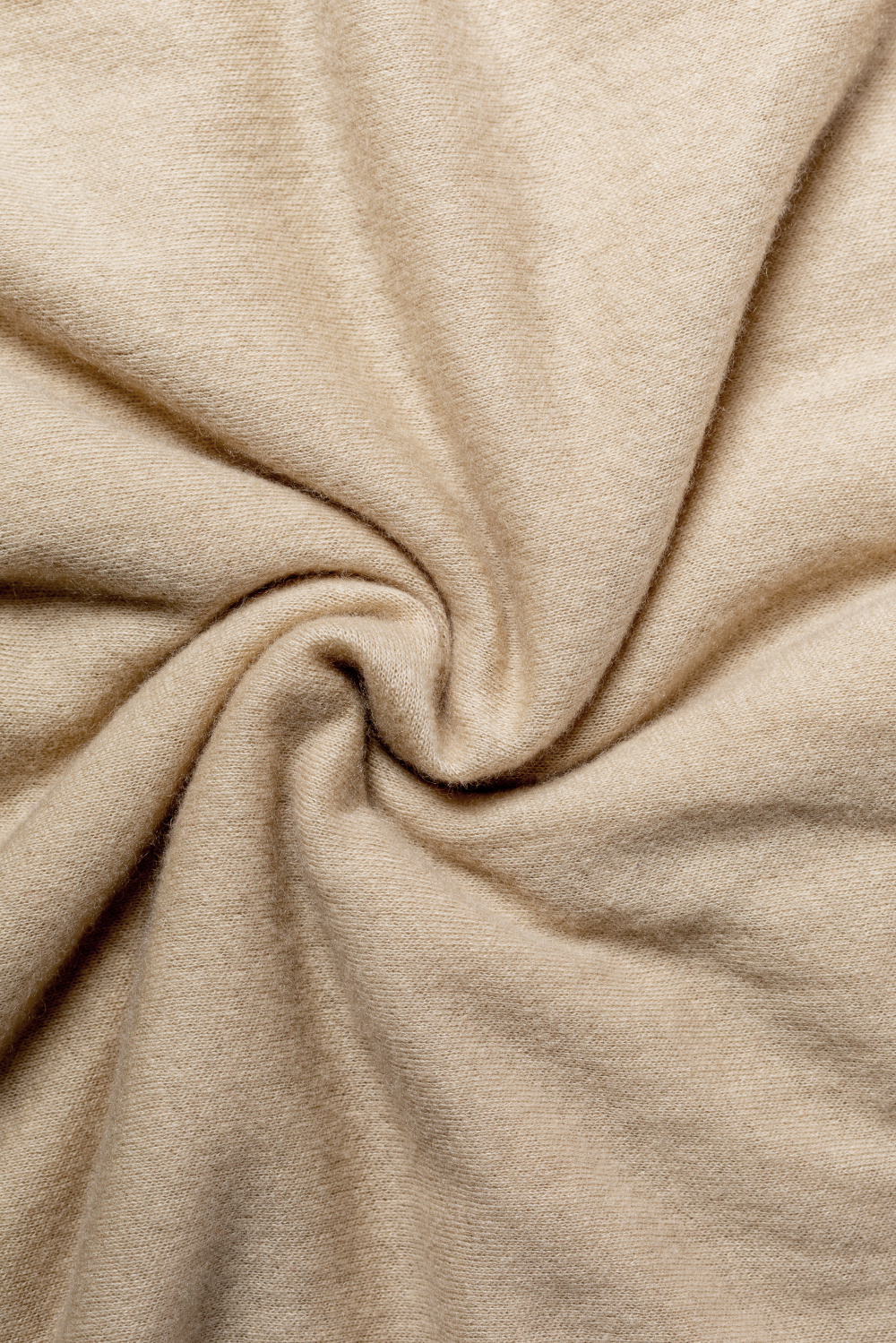 Beige Felted Cashmere Wrap