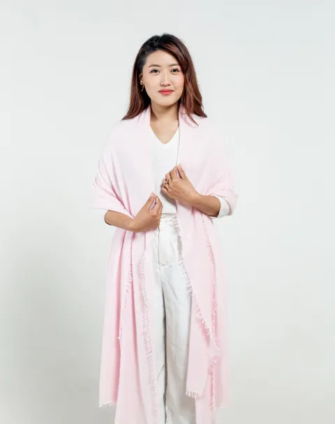 Light Pink Cashmere Stole