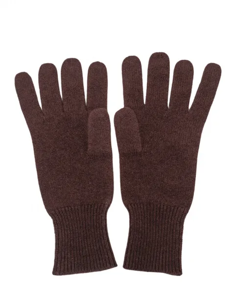 deep plum cashmere gloves