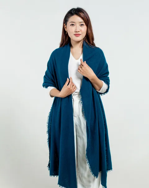 Best Dark blue cashmere stole