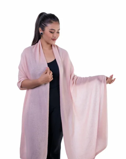 dusty rose cashmere scarf