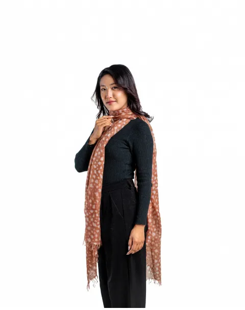 Amber Dusk Printed Cashmere Wrap