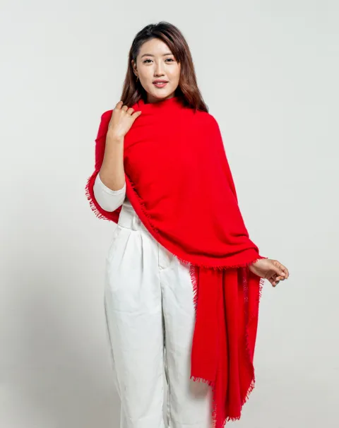 Molten Lava Cashmere Wrap