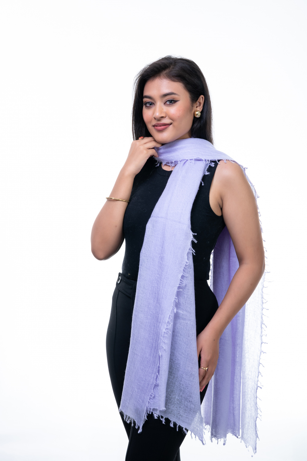 Best Lavender Cashmere Wrap.