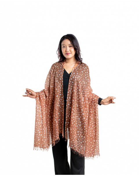 Amber Dusk Printed Cashmere Wrap