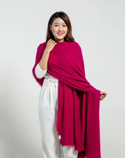 Pink cashmere wrap best sale