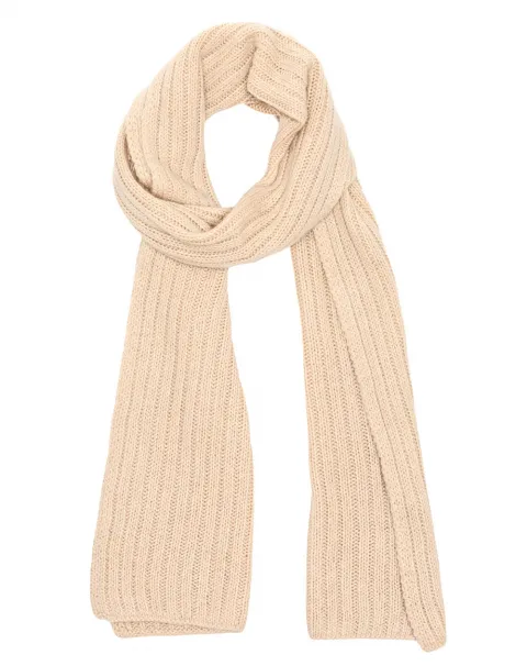 Pure cashmere scarf in Beige