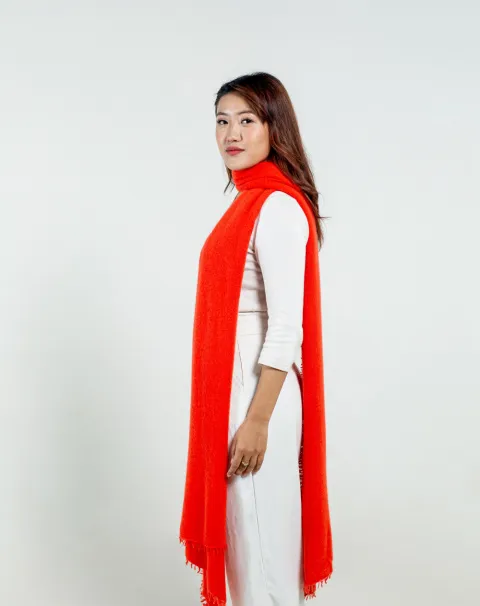 Dragon Fire Cashmere Wrap for Women